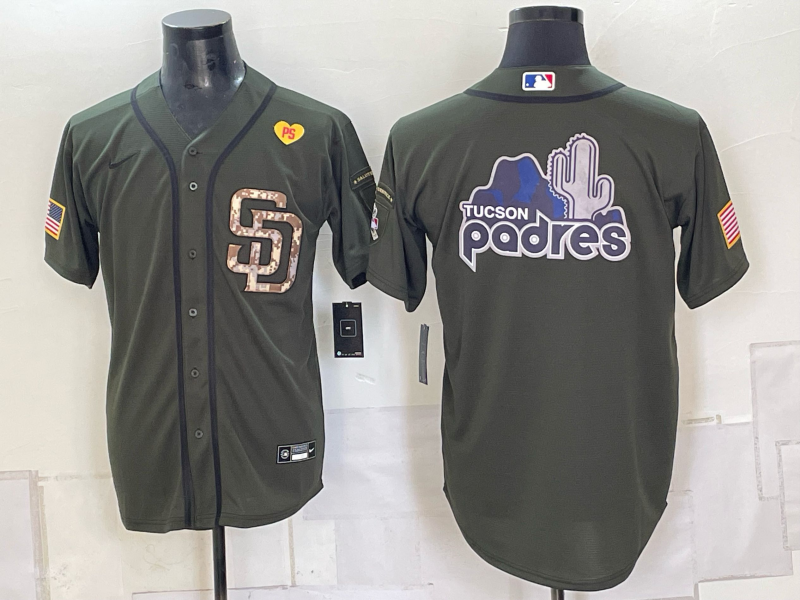 Men San Diego Padres blank green MLB Jersey 0910003
